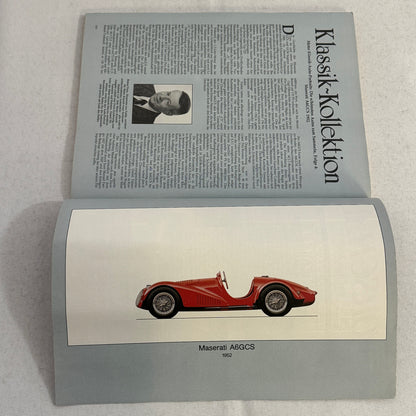 1952 Maserati A6 GCS 2000 Roadster Car Illustration Hand Drawn Art Vintage