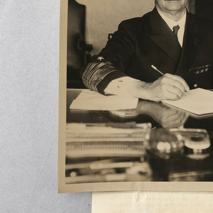 Press Photo Photograph Navy Admiral Robert E Coontz Commander Keystone Photo