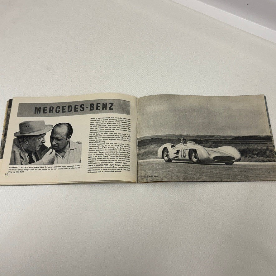 1954 Castrol Racing Achievements Brochure Alfa Romeo Aston Martin Austin Healey
