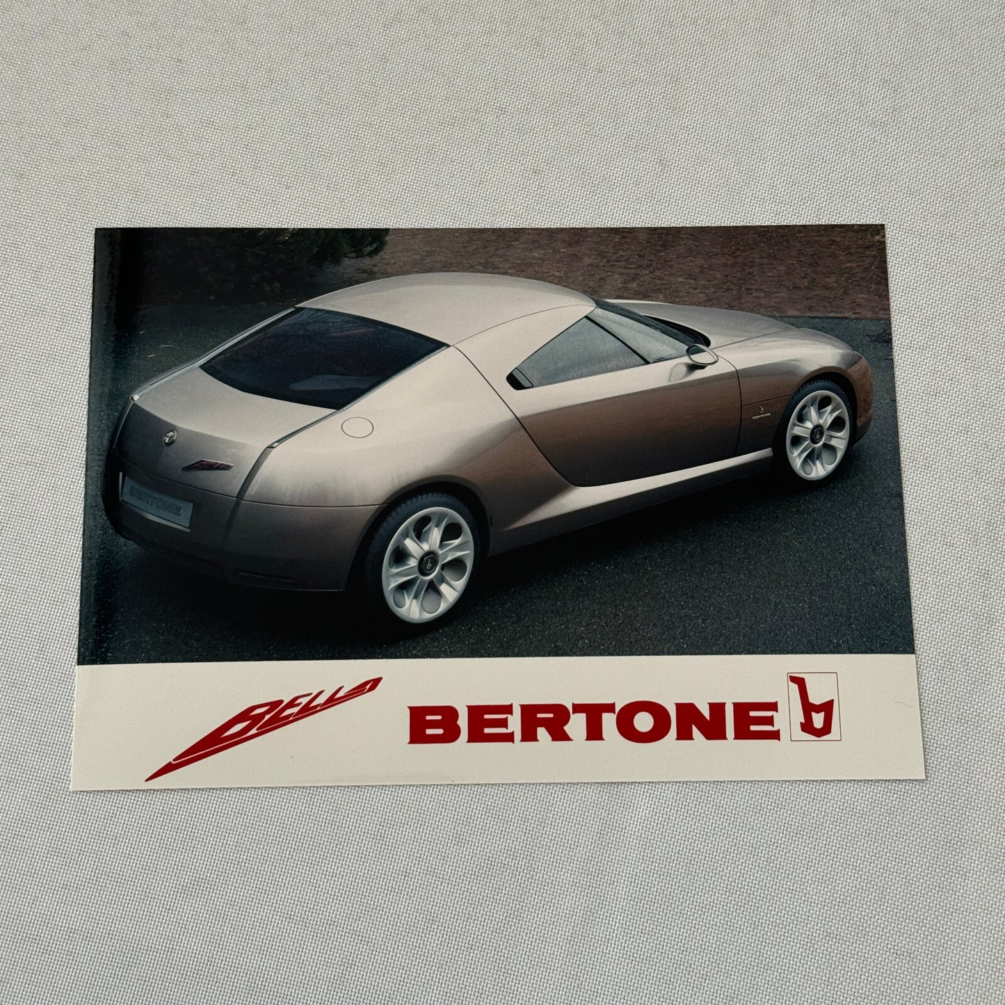 Bertone Bella Concept Car Press Kit Alfa Romeo 166 1999 Geneva Motor Show