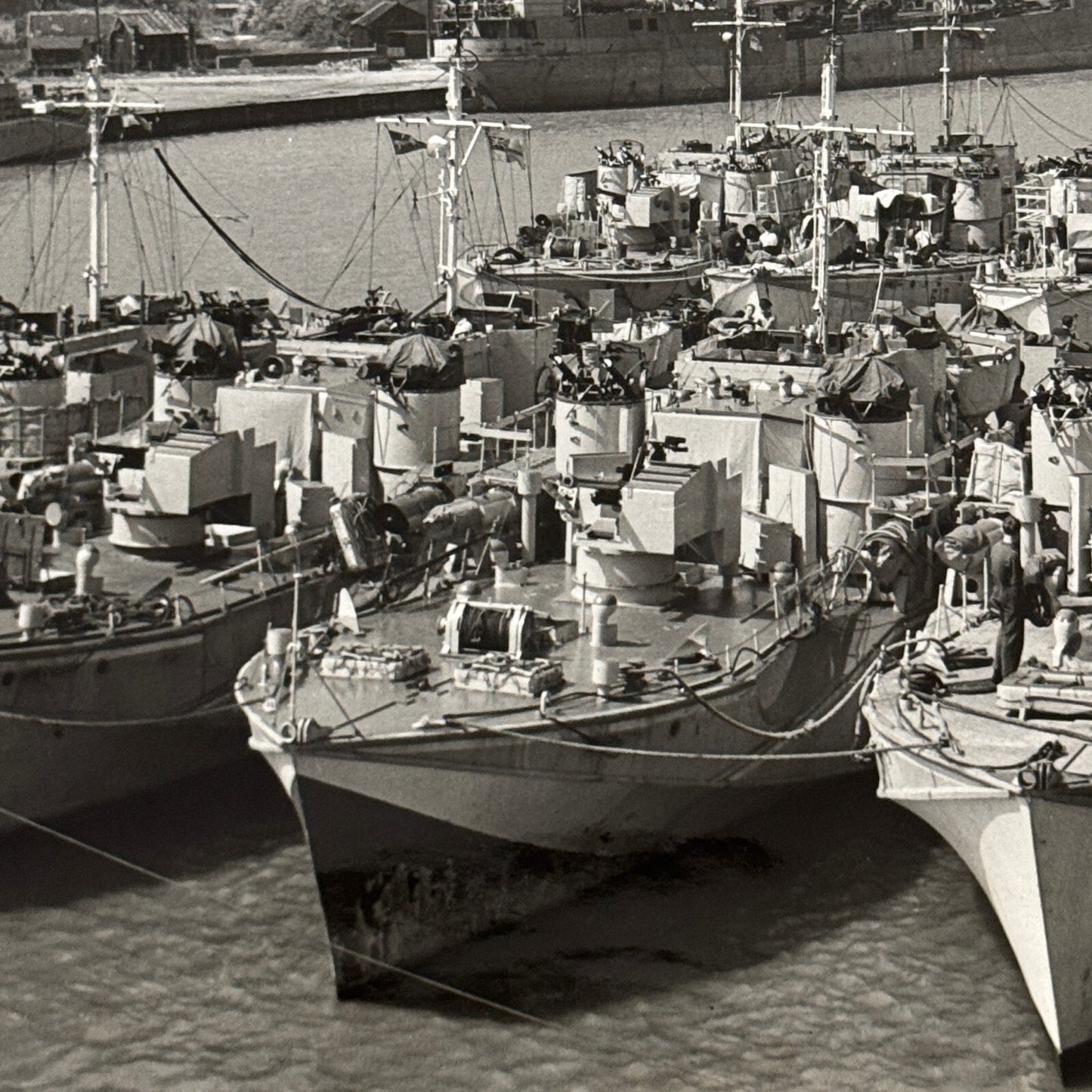 Royal Canadian Navy Military Ship Vintage Press Photo Photograph