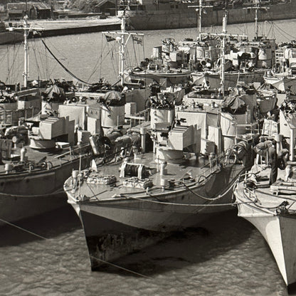Royal Canadian Navy Military Ship Vintage Press Photo Photograph