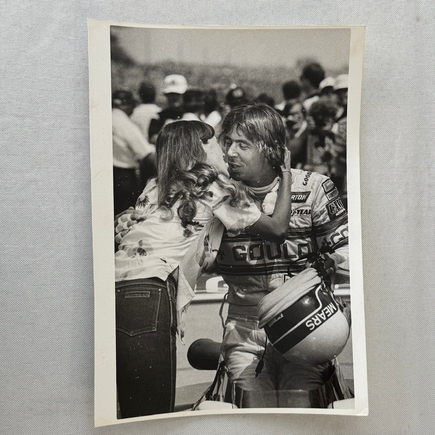 Racing Driver Photo Photograph Rick Mears Motorsport Vintage