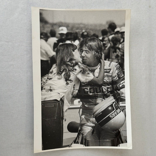 Racing Driver Photo Photograph Rick Mears Motorsport Vintage