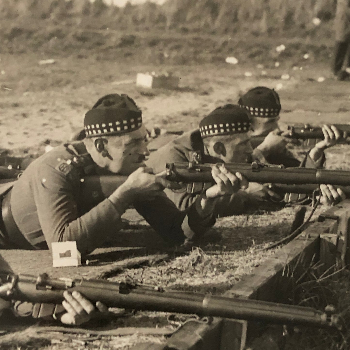 Vintage Press Photo Photograph Angus and Mearns Rifle Shooting Annual Event 1934