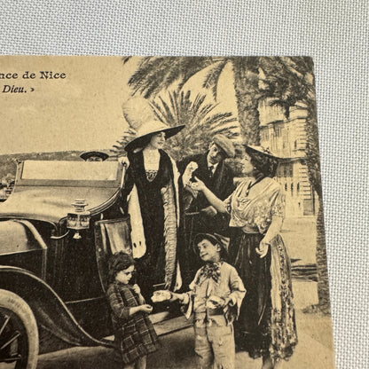 Vintage Car Automobile Postcard Post Card 1911 French