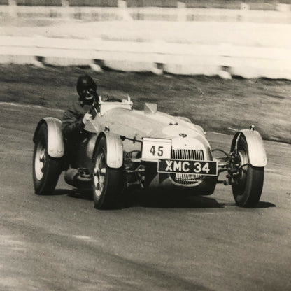 Vintage 1951 Goodwood Racing Photo Photograph Frazer Nash Cars + 