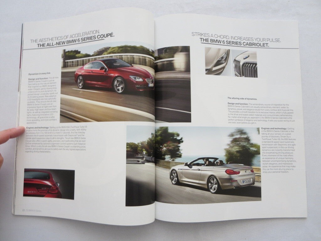 2011 BMW Sales Brochure 1 3 5 6 7 Series X1 X3 X5 X6 M3 X5M Z4 Convertible +