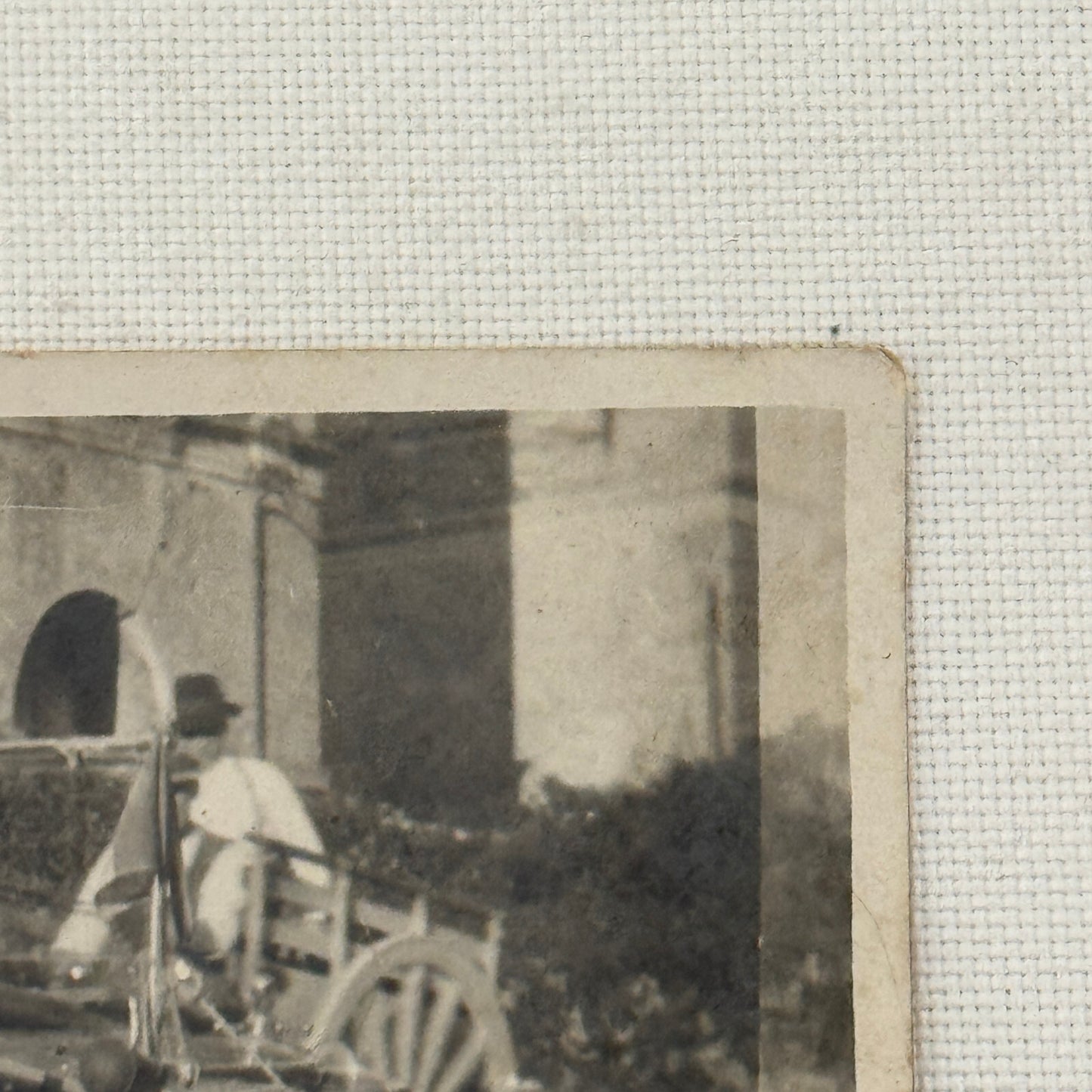 Antique Car Automobile People Italian Real Photo Postcard RPPC Photograph