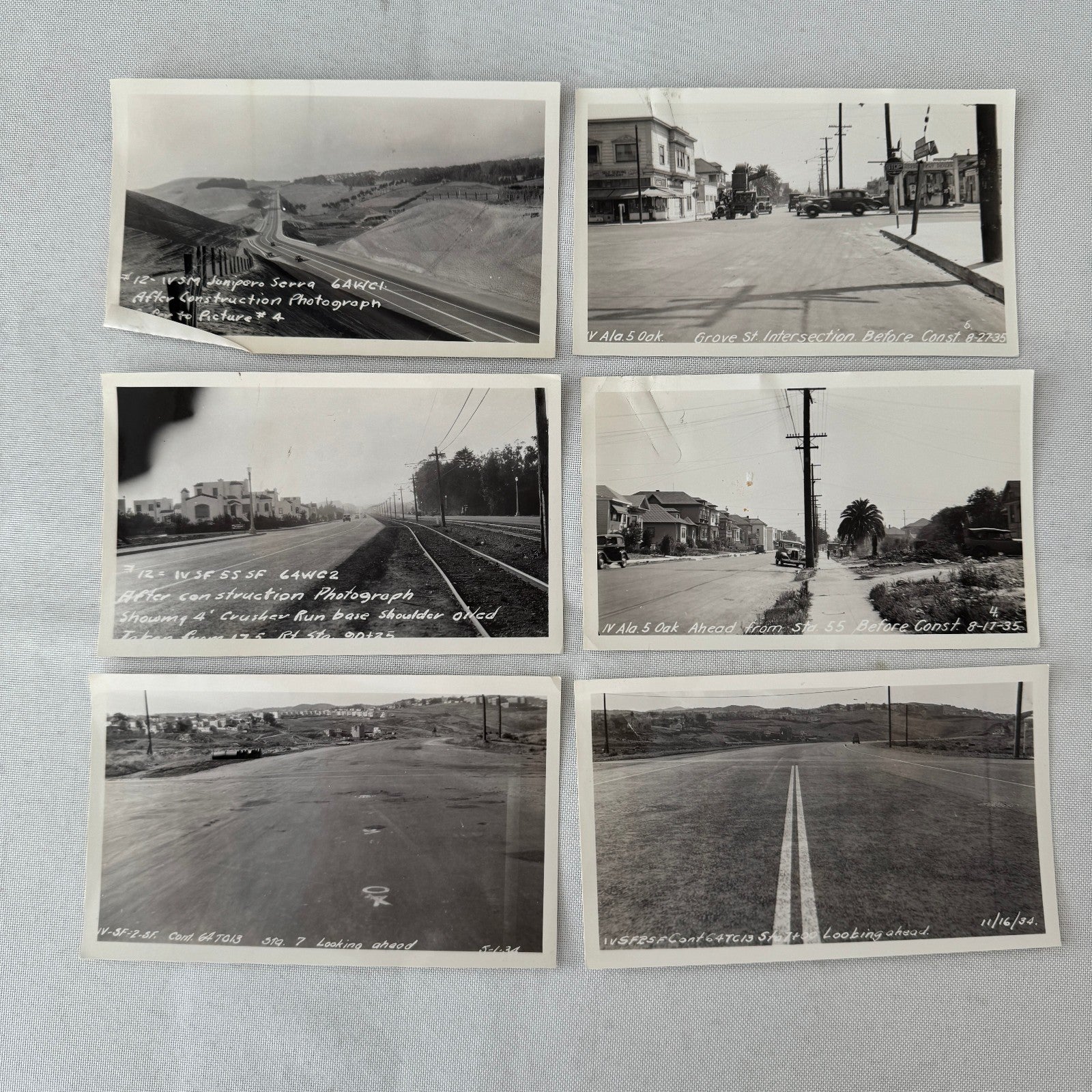 California Highway Civil Engineering Vintage Photo Lot 50+ 1930s - 1960s