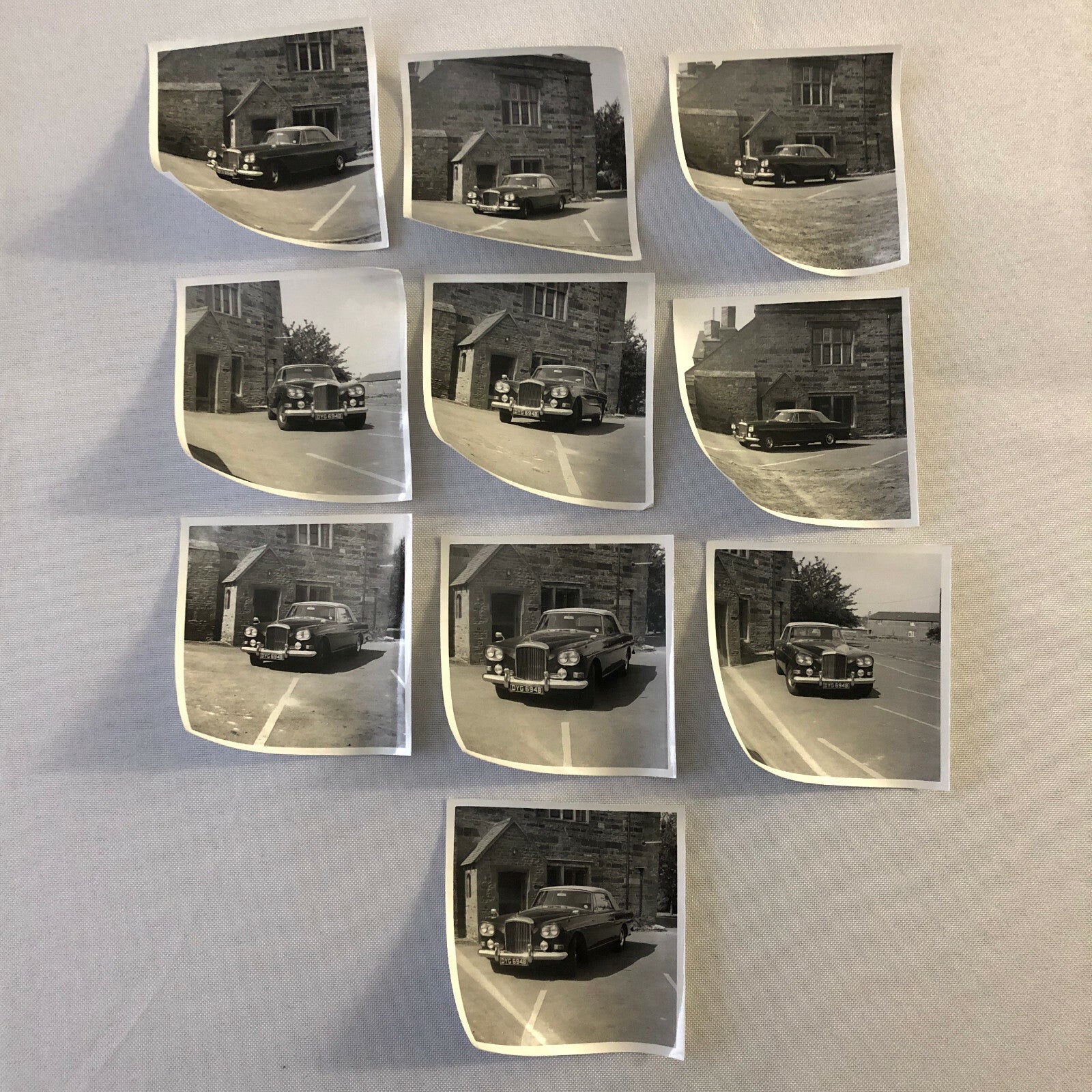 Vintage Bentley S3 Car Photo Photograph Print Lot of 10 