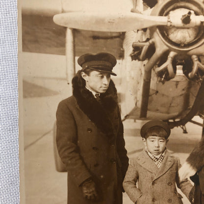 Press Photo Photograph Japanese Aviator Pilot Plane Masaji Hachisuga