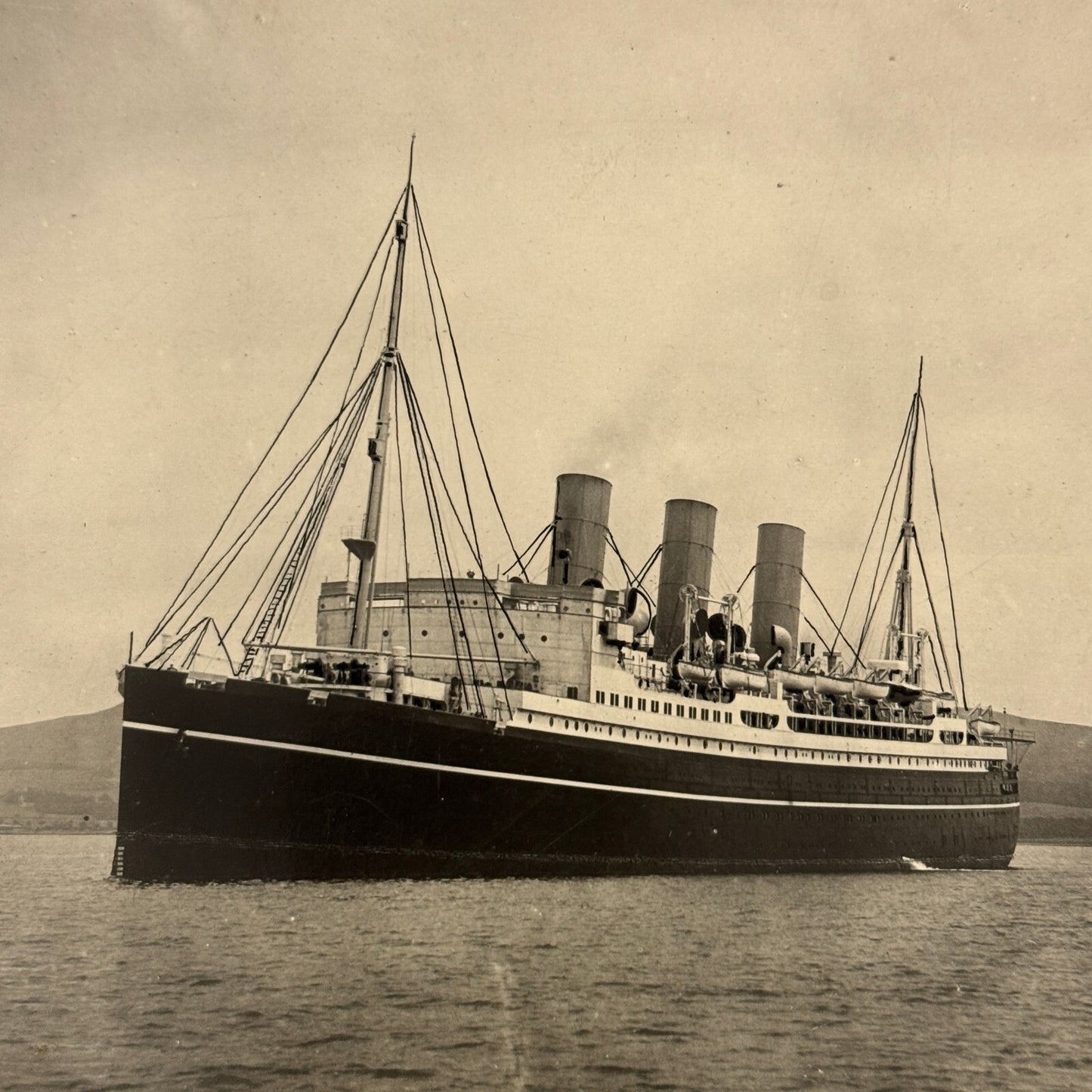 Vintage Ship Boat Photo Photograph Print Empress of Canada