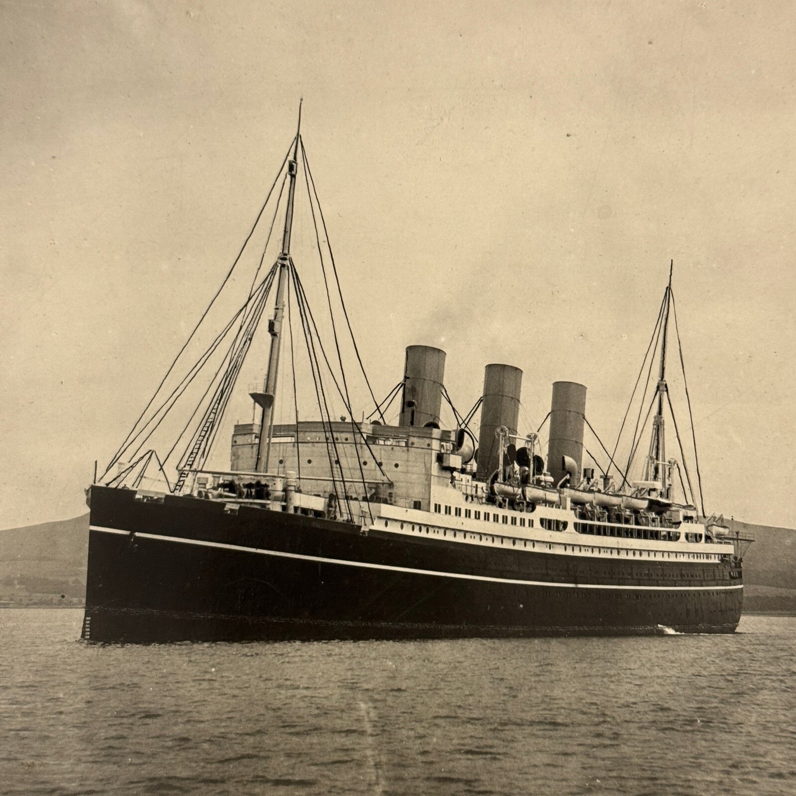 Vintage Ship Boat Photo Photograph Print Empress of Canada
