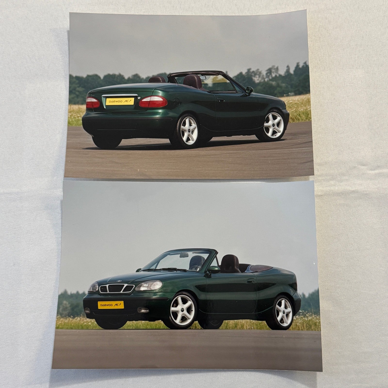 Daewoo Concept Car Photo Daewoo No 1 Roadster Convertible Photograph Lot 2x