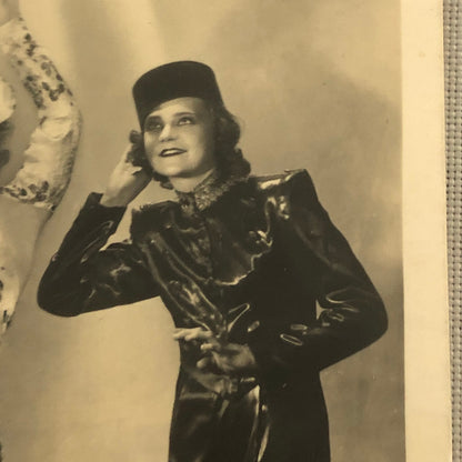 Circus Performer Clown Unicycle Real Photo Postcard RPPC L.G. Halter Comedy