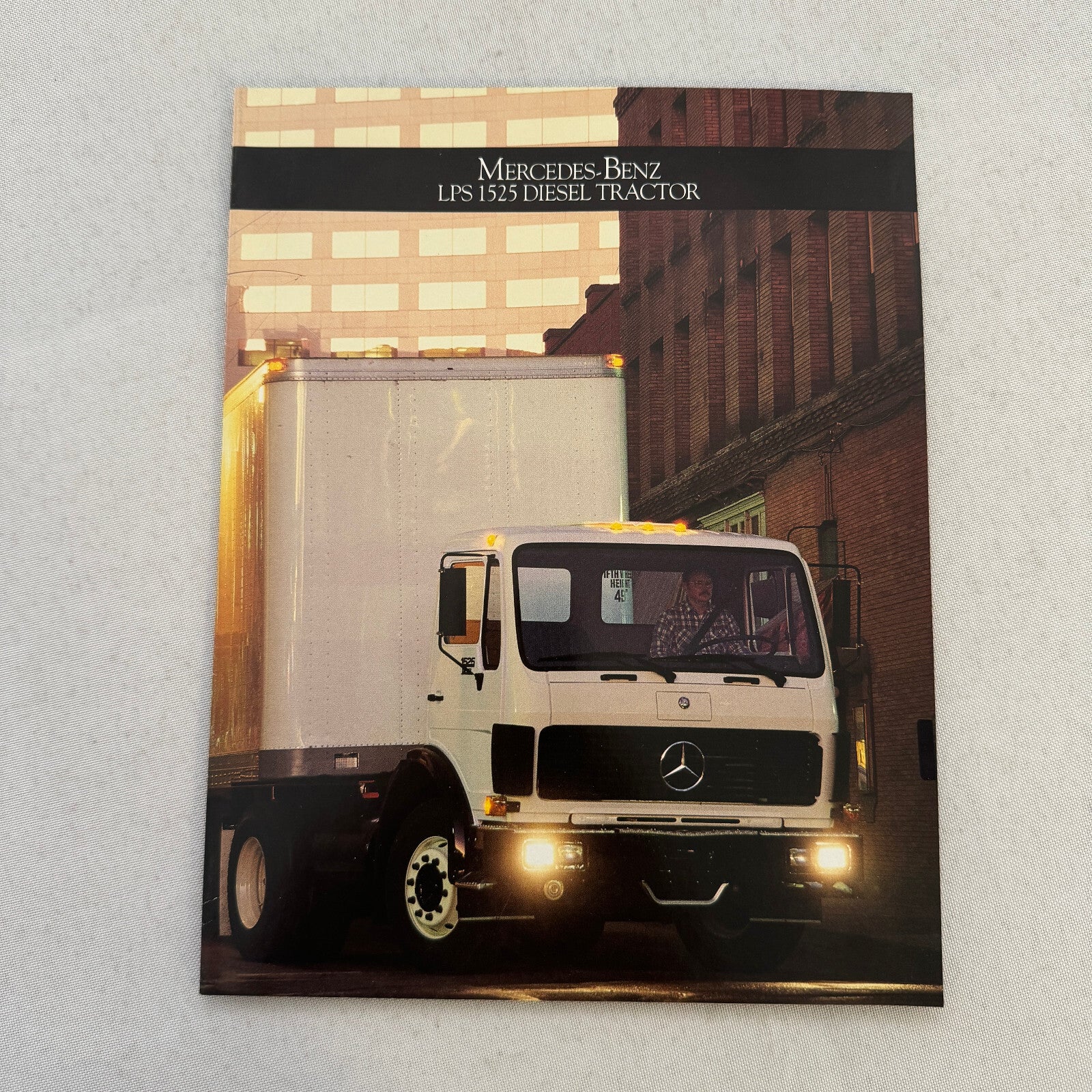 Mercedes Benz LPS 1525 Diesel Tractor Truck Sales Brochure Catalog Advertising