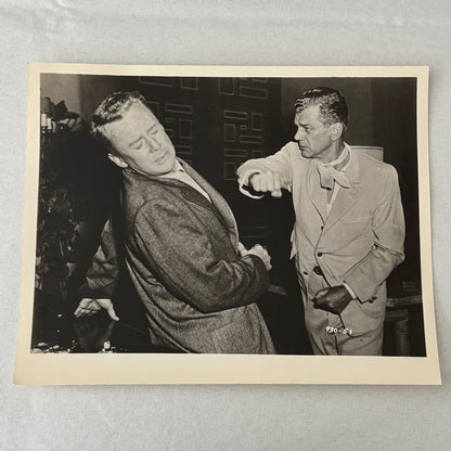 Vintage Movie Still Photo Photograph Fight Scene The Bottom of the Bottle