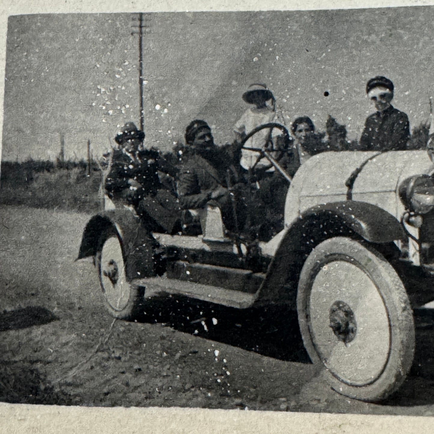 Vintage Italian Real Photo Postcard Post Card 1921 Rome Postmark Roma