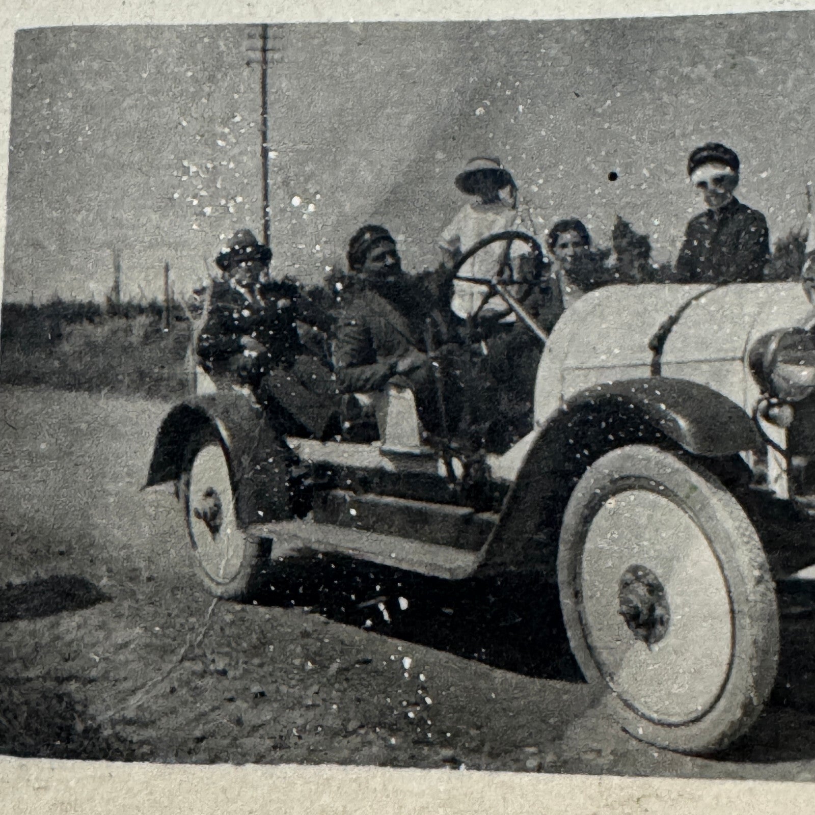 Vintage Italian Real Photo Postcard Post Card 1921 Rome Postmark Roma