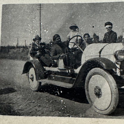 Vintage Italian Real Photo Postcard Post Card 1921 Rome Postmark Roma