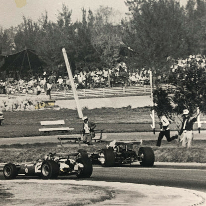 Vintage Grand Prix Racing Photo Photograph Jo Siffert Bernard Cahier