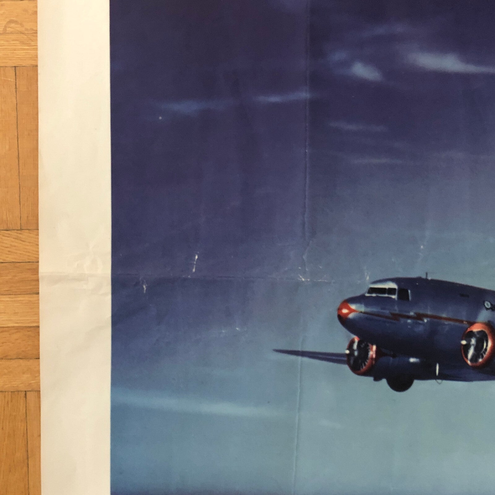 Poster American Airlines Plane Flagship Skysleeper DC-3 Airplane Strombecker Toy