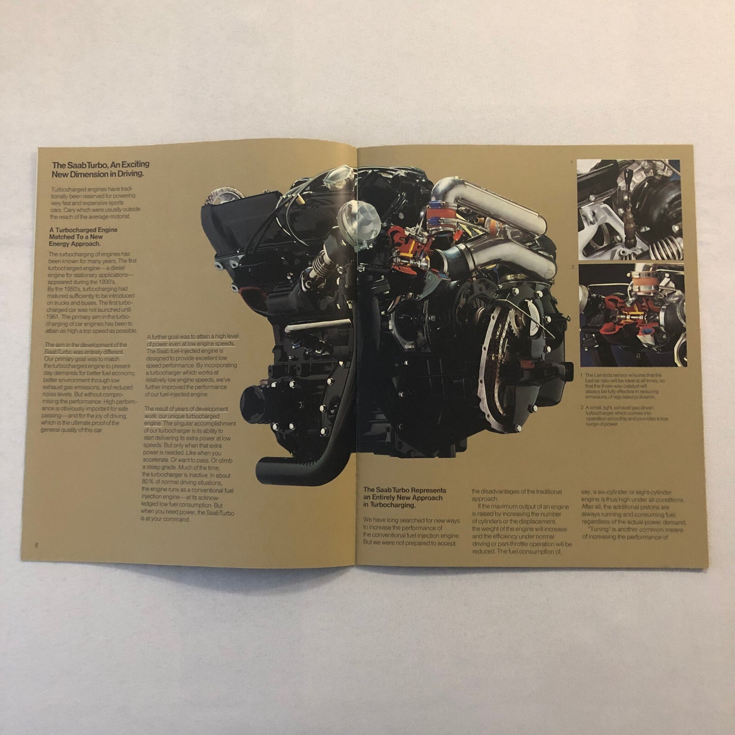 1978 Saab Turbo Car Automobile Sales Brochure Catalog