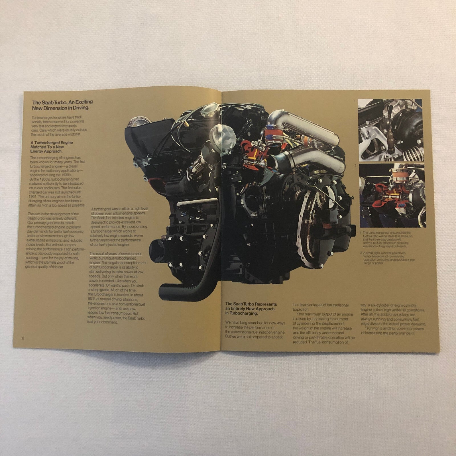 1978 Saab Turbo Car Automobile Sales Brochure Catalog