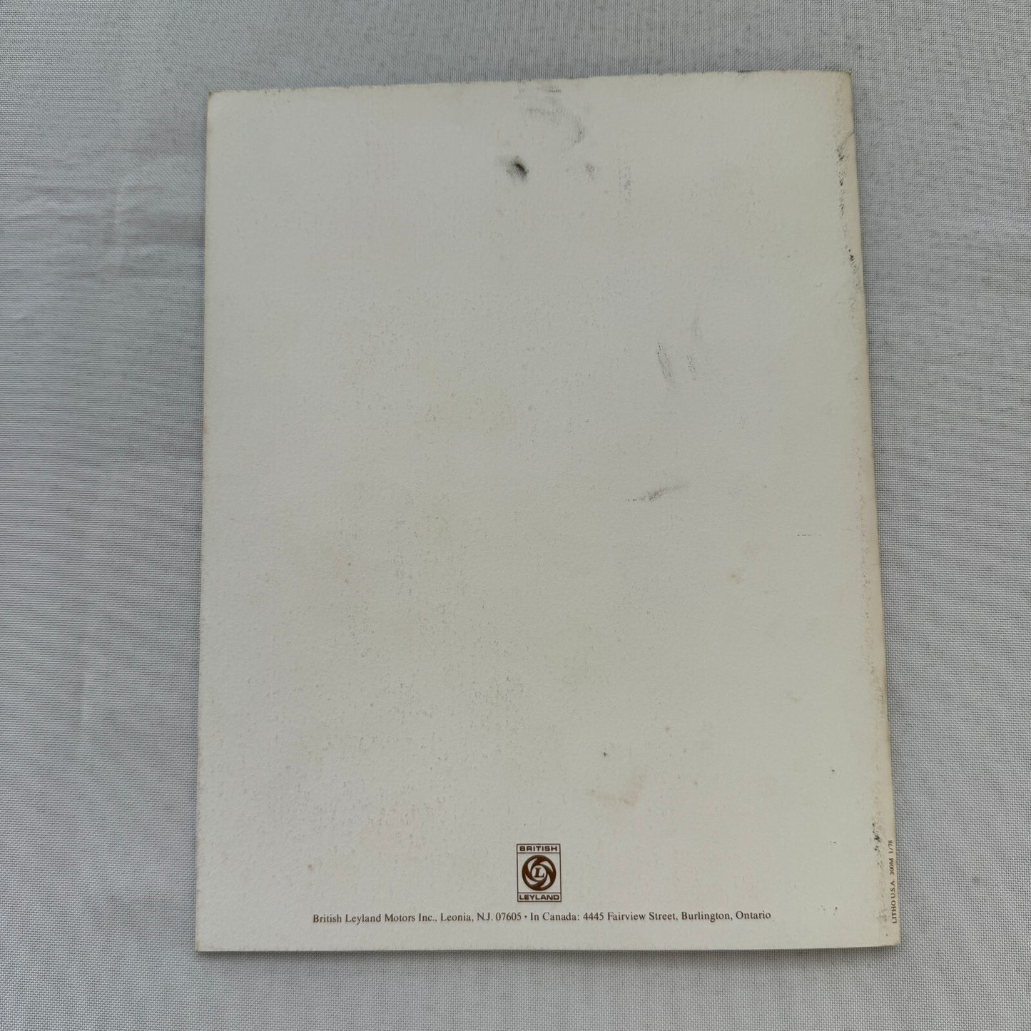 Jaguar XJ6 and XJ12 Car Sales Brochure Catalog Advertising 1978