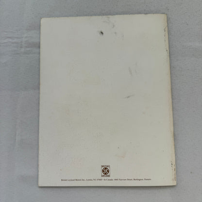 Jaguar XJ6 and XJ12 Car Sales Brochure Catalog Advertising 1978