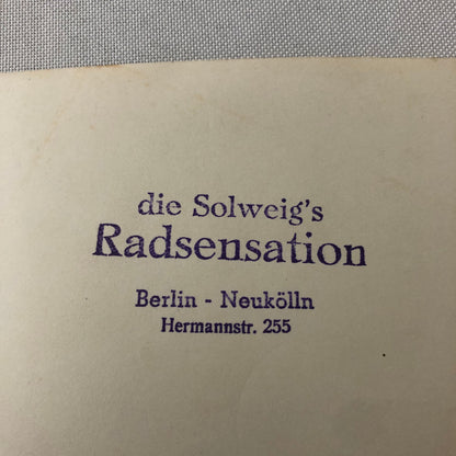 Circus Clown Performer on Bicycle Bike Photograph Photo Berlin Germany