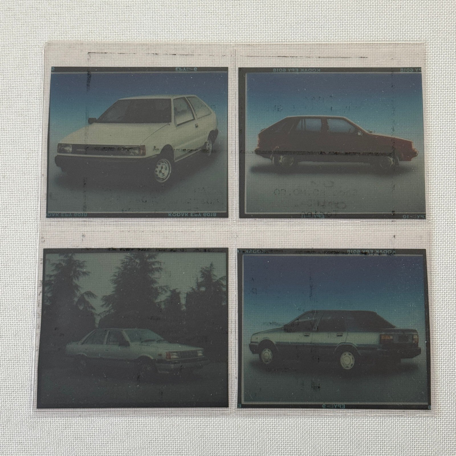 Vintage Hyundai Photo Film Lot Hyundai Pony Stellar Italian Factory