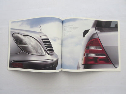 2002 Mercedes S Class Sales Brochure Catalog S430 S500 S55 AMG S600