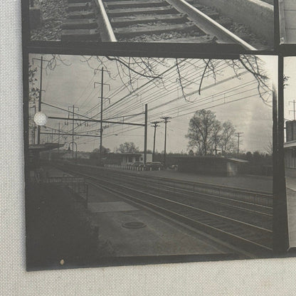 Vintage Pennsylvania Railroad Photo Contact Sheet Photograph Al Paul Lefton