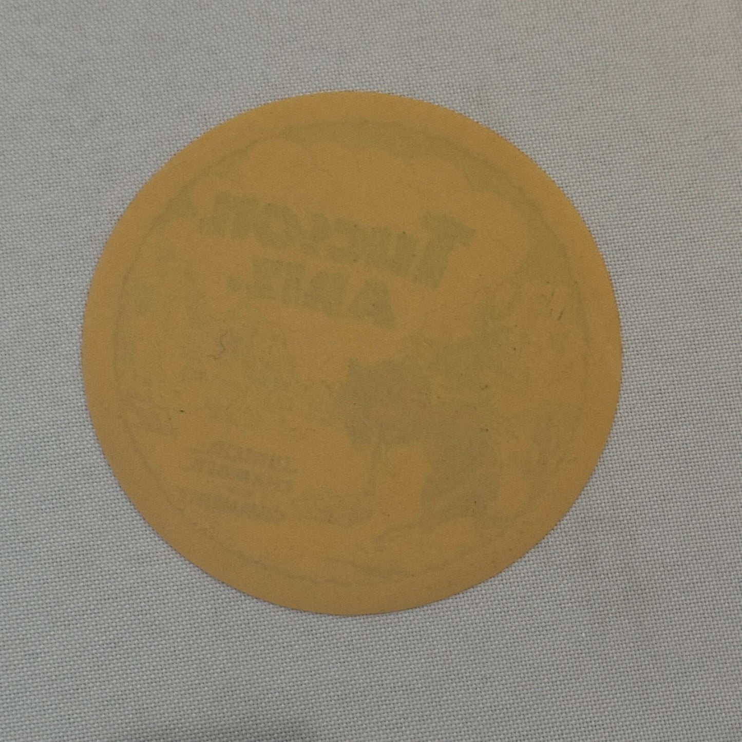 Vintage Travel Luggage Label Tucson Arizona Junior Chamber of Commerce