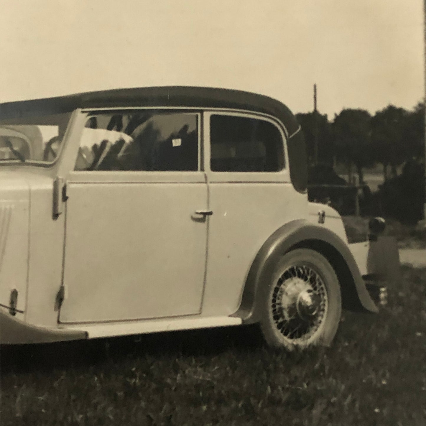 Vintage Photograph Photo Lot Woman With Antique Car Germany 