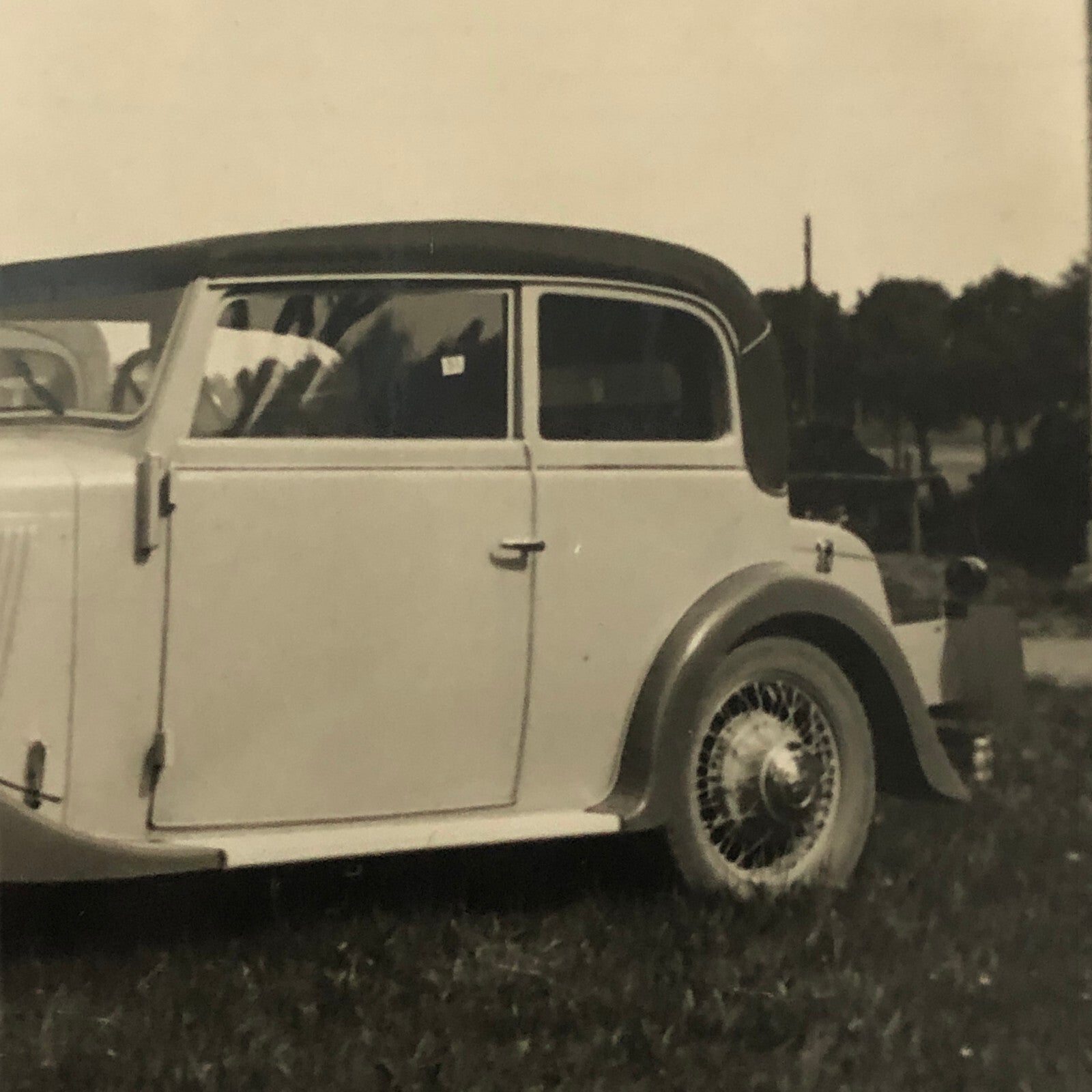 Vintage Photograph Photo Lot Woman With Antique Car Germany 