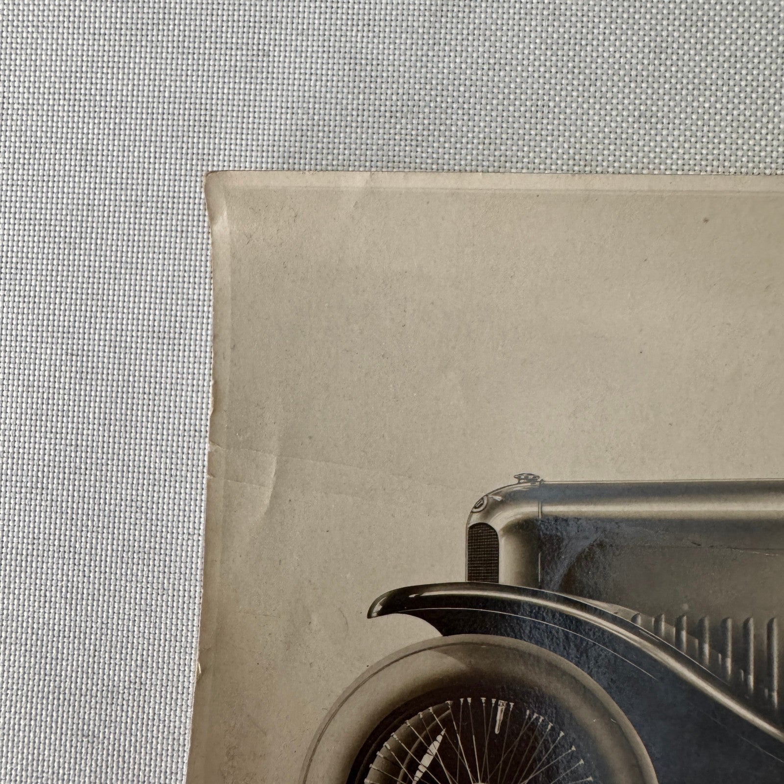 Vintage Fiat Car Automobile Photo Photograph Print Illustration Design Art