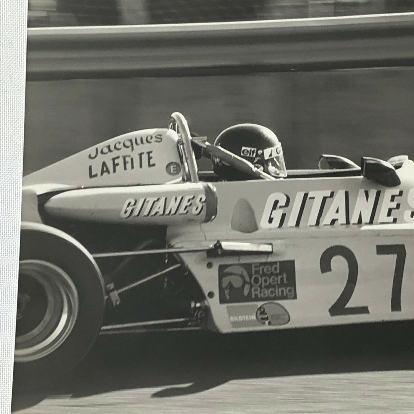 Vintage 1976 Formula 2 F2 Nogaro Grand Prix Racing Photo Photograph Chevron Car 