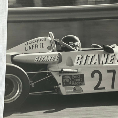 Vintage 1976 Formula 2 F2 Nogaro Grand Prix Racing Photo Photograph Chevron Car 