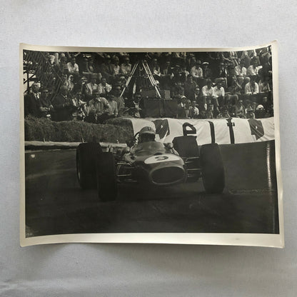 Vintage Racing Car Driver Photo Photograph Print 