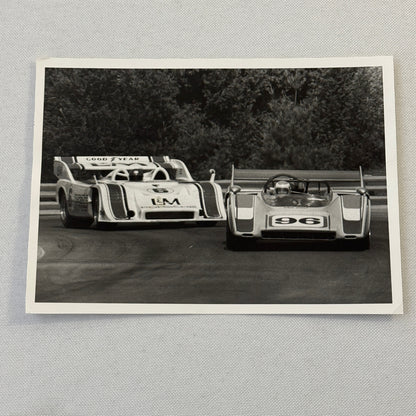 Vintage Porsche Racing Car Photo Photograph