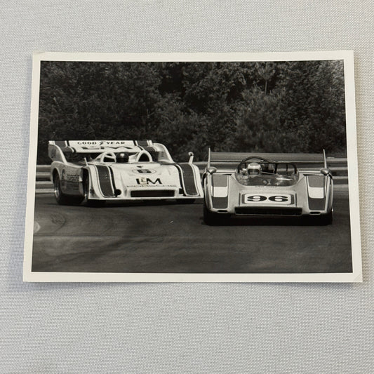 Vintage Porsche Racing Car Photo Photograph