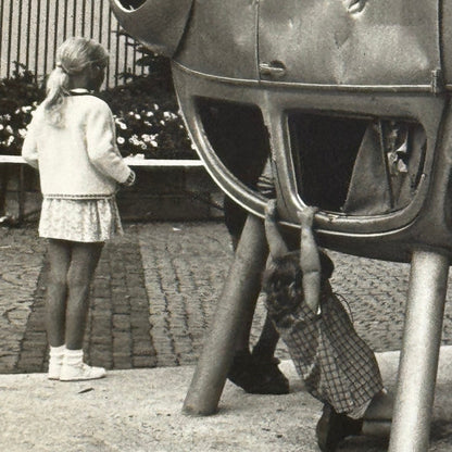 Vintage Volkswagen Beetle Car Art Sculpture Photo Photograph Print