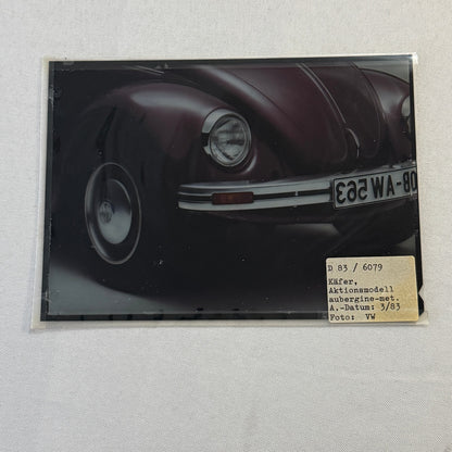 Vintage Volkswagen VW Beetle Bug Car Film Transparency Photo