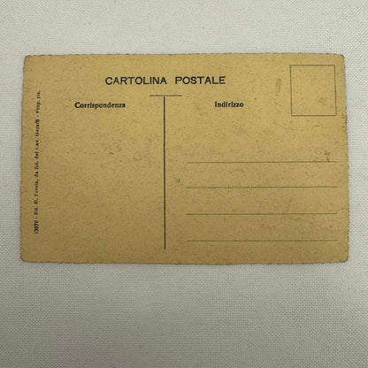 Vintage Italian Car Postcard Post Card Antique