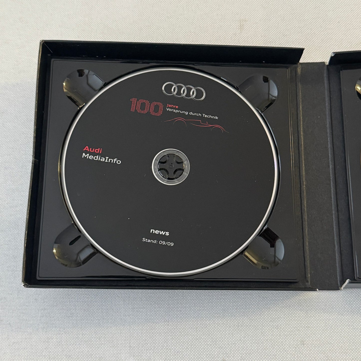2009 Audi Factory Press Kit Photo CD Brochure Audi R8 Spyder S5 Sportback