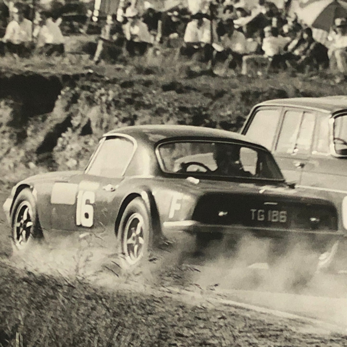 Vintage Lotus Elan Racing Photo Photograph Print J Holme and B Wheble