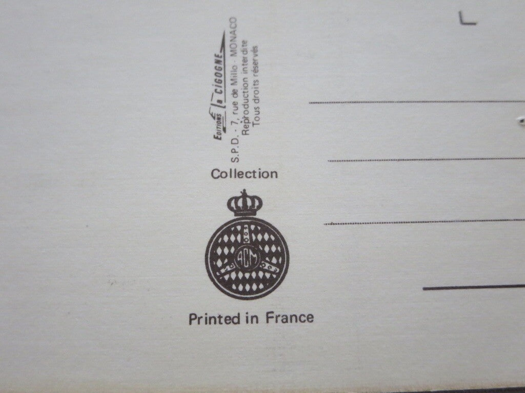 1935 Monaco Grand Prix Automobile Racing Car Postcard Post Card - Reproduction 